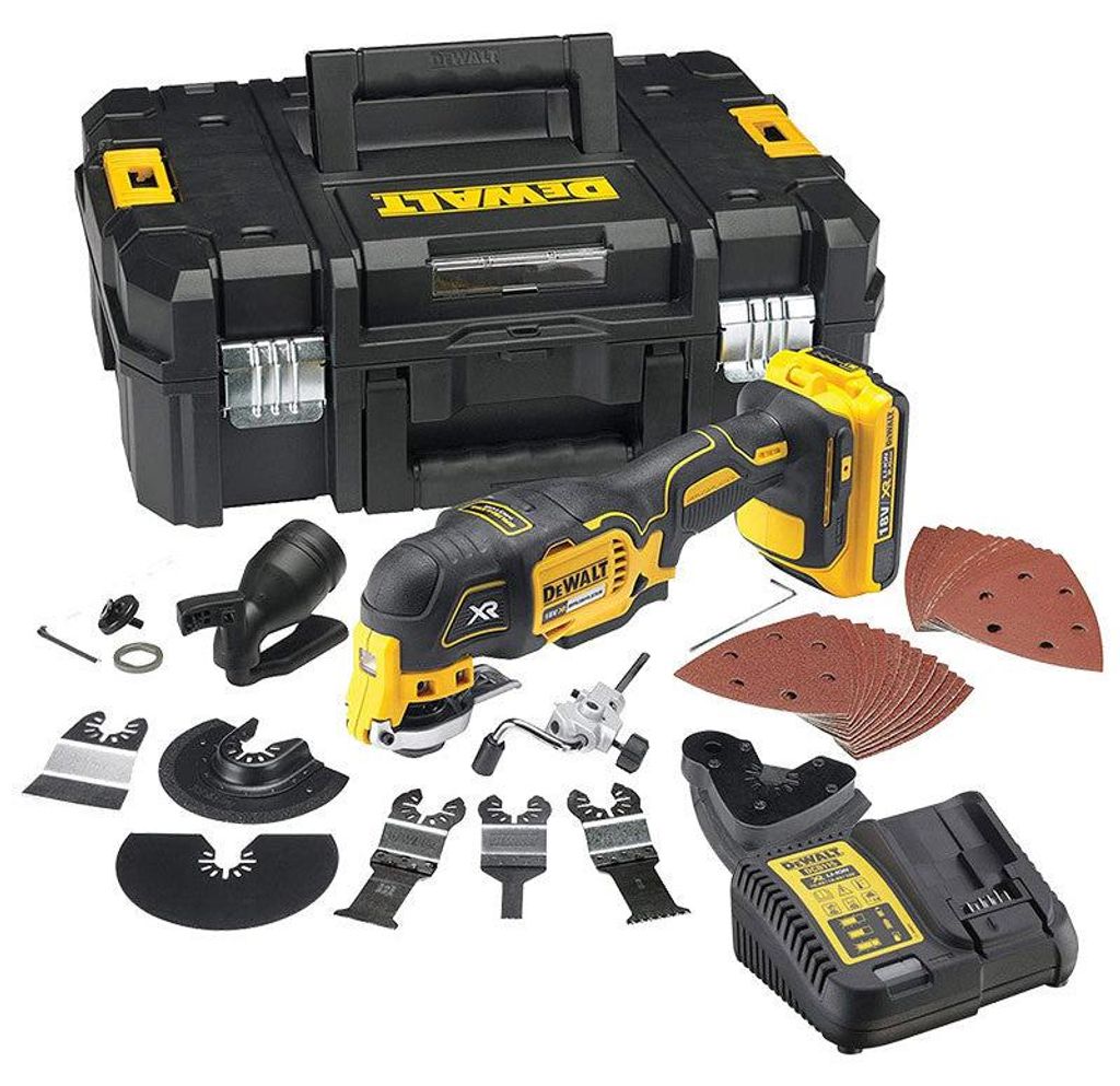 Outil multi-cutter oscillant 18V DEWALT DCS355D2-QW avec Image du produit 