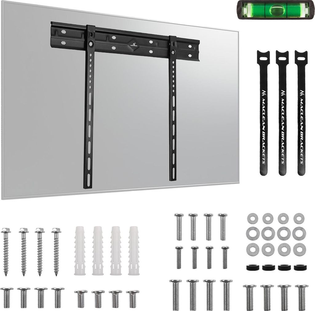 Maclean ultraflache Wandhalterung für TV 40-85" max VESA 600x400 Belastung bis 80kg MC-123