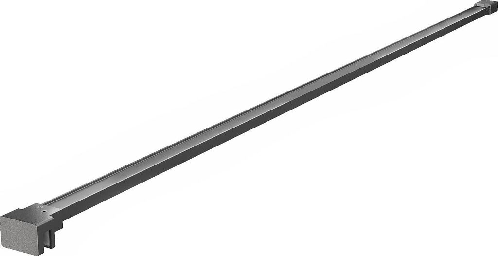 Mexen supporto dritto per parete doccia 6-8 mm, gun gray Immagine del prodotto 