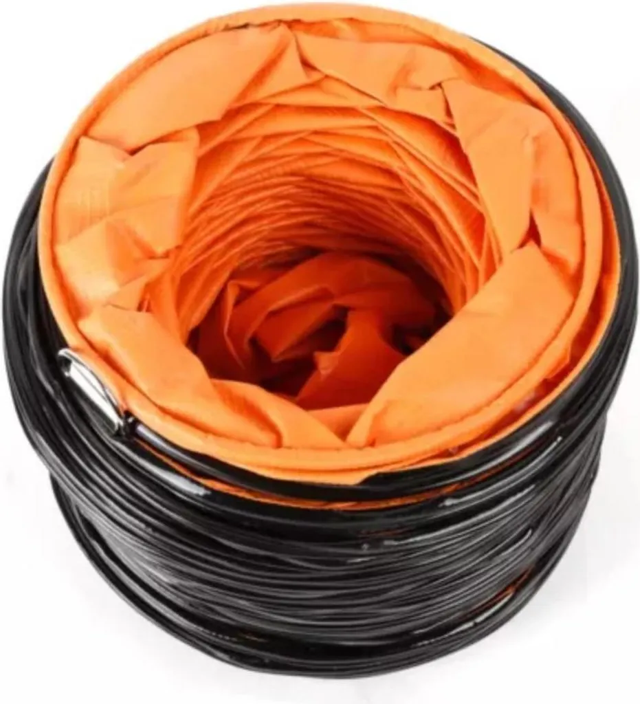 Tuyau de ventilation flexible anti-écrasement Ø30 cm orange - 8