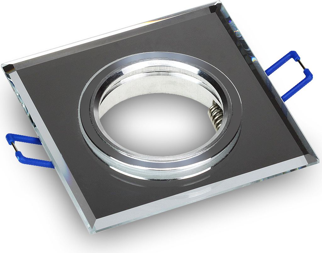 LED Einbauspot RIK.9 Einbaustrahler Einbaurahmen Eckig Glas Produktbild 