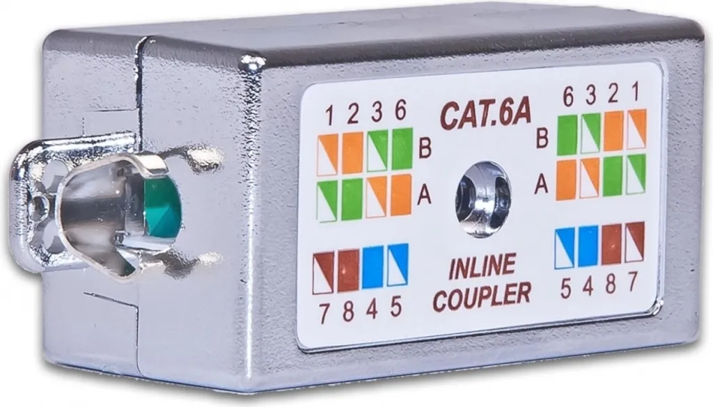 Prise Femelle Cat.6A STP Wirewin grise pour installation réseau stable