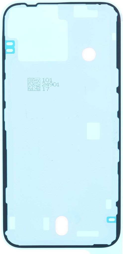 Kleber Rückseite für Apple iPhone 16e - Doppelseitig Klebeband Klebestreifen Backcover Schwarz