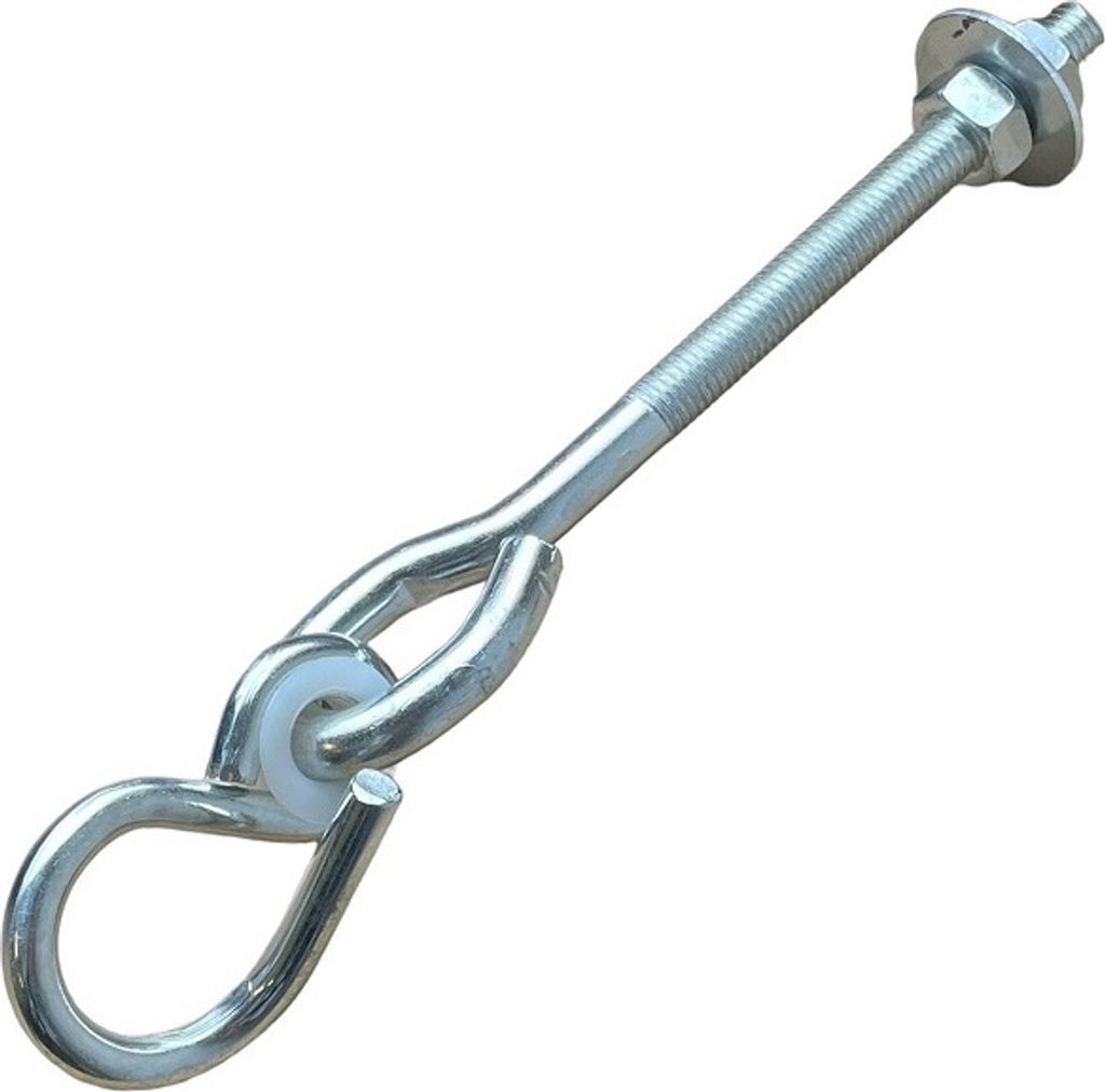 BKshop | Deckenhaken MHG M12 - 240 mm - Edelstahl - Schwerlast - für Schaukel und Hamak