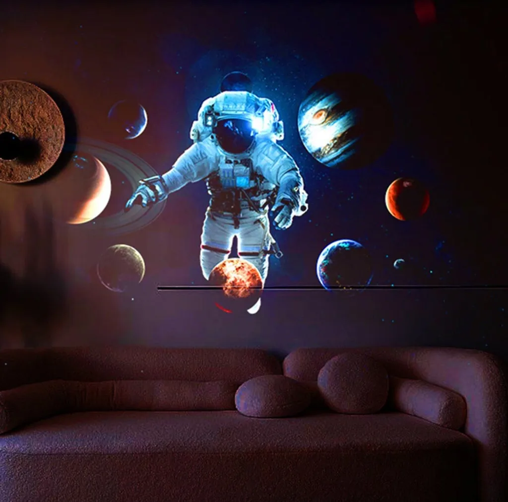 Lampada Stellata Notturna: Planetario da Tavolo Ricaricabile per Adulti - 3