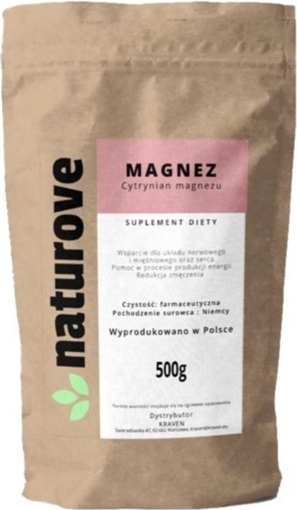 Naturove Magnesiumcitrat 500 g
