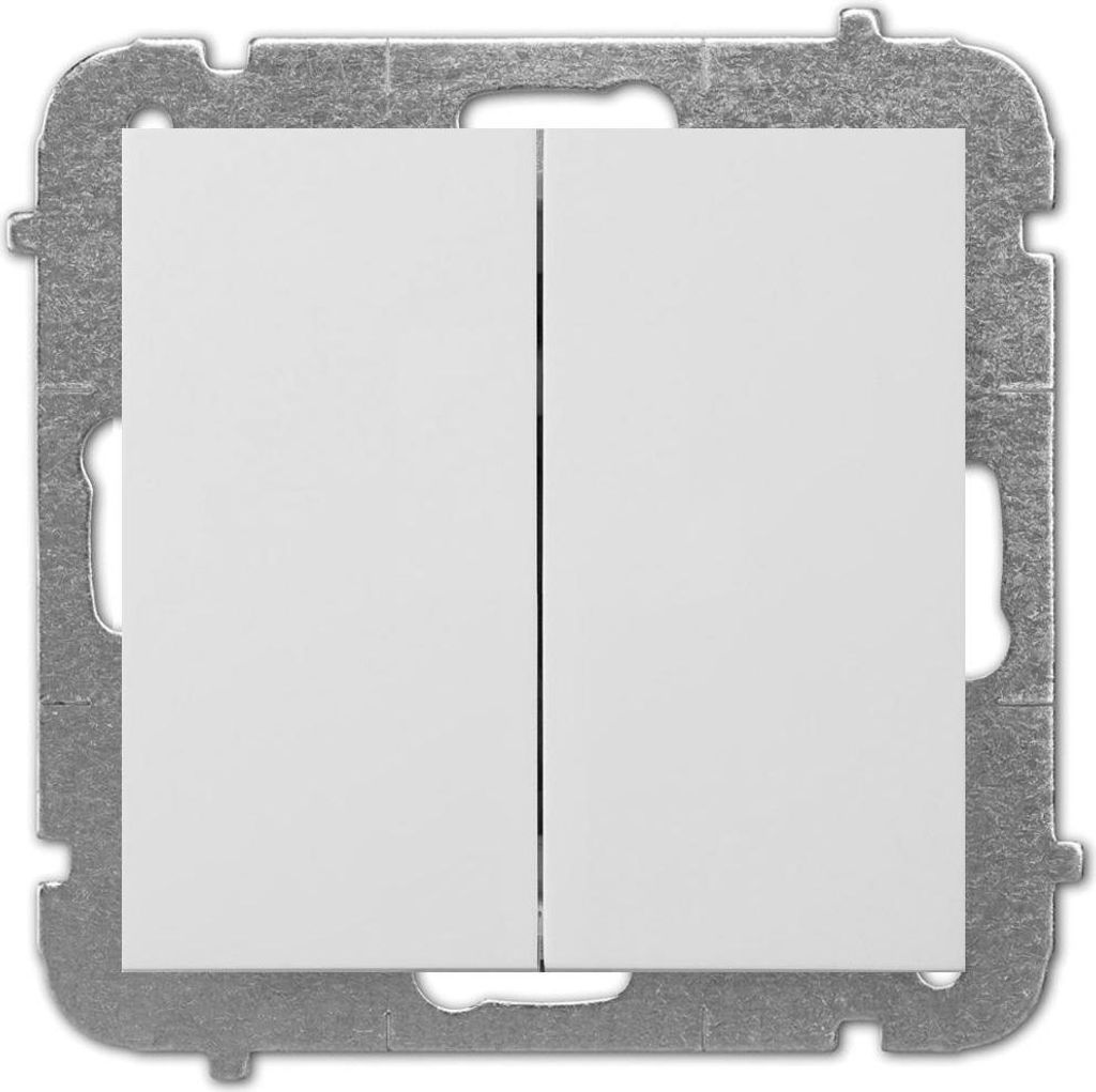 Unterputz Serienschalter Lichtschalter 10A weiß Premium serie SENTIA