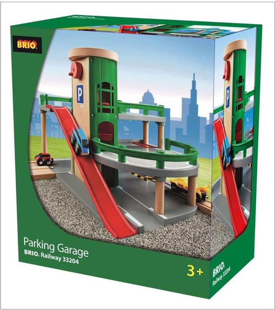 BRIO Parkhaus, Straßen und Schienen, 1Set Produktbild 