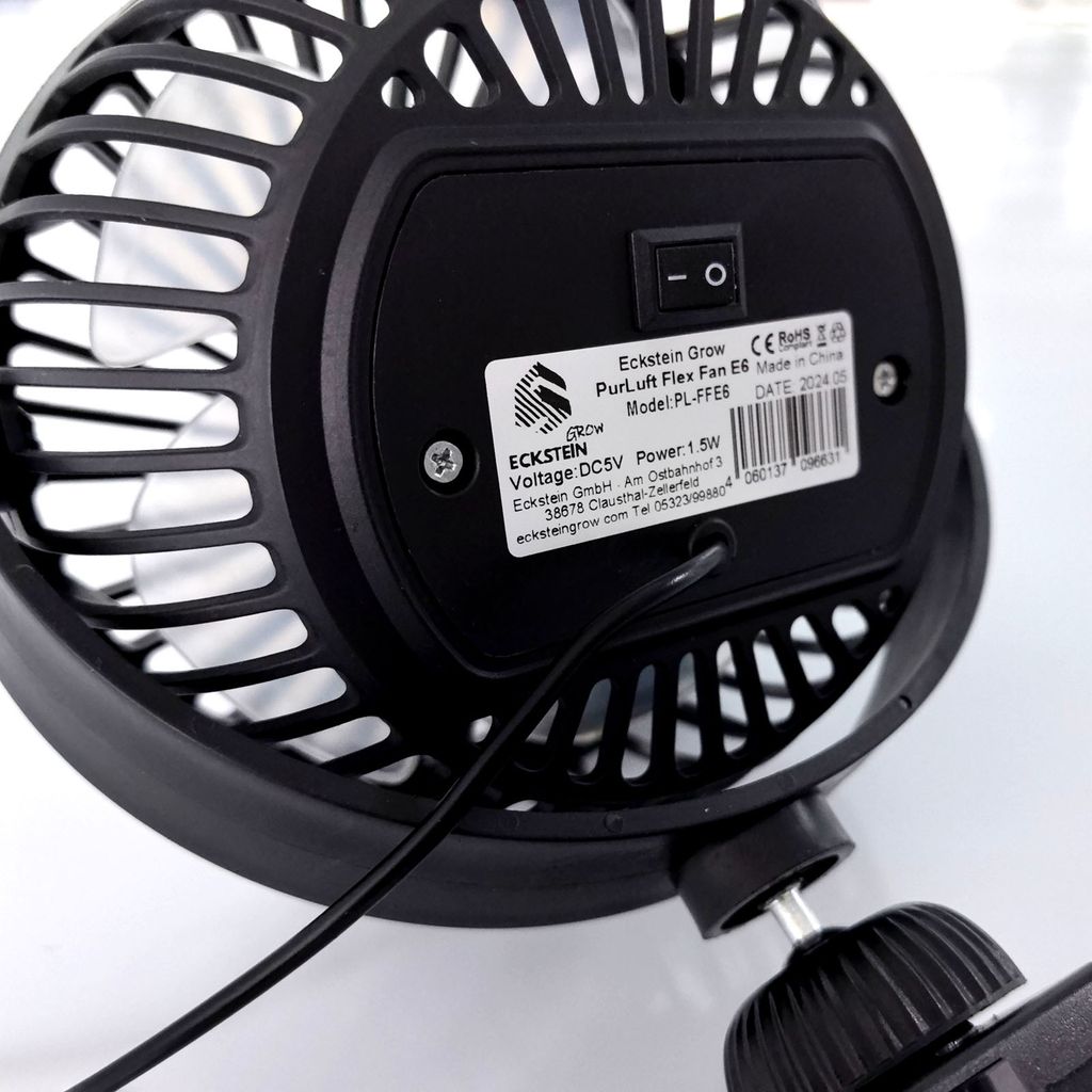 5-Zoll-Ventilatorkopf Ventilator 360° Rotation Fan mit Produktbild 5
