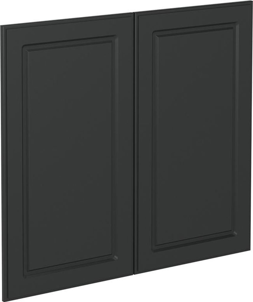 Küchenfront Vicco R-Line Anthrazit Landhaus 79.2 x 71.3 cm Möbelfront für den Spülenunterschrank, Model 37191
