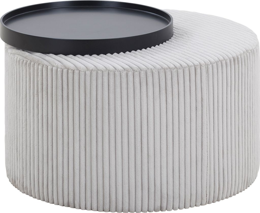 SalesFever Couchtisch 70 cm rund | drehbare Tischplatte | Produktbild 