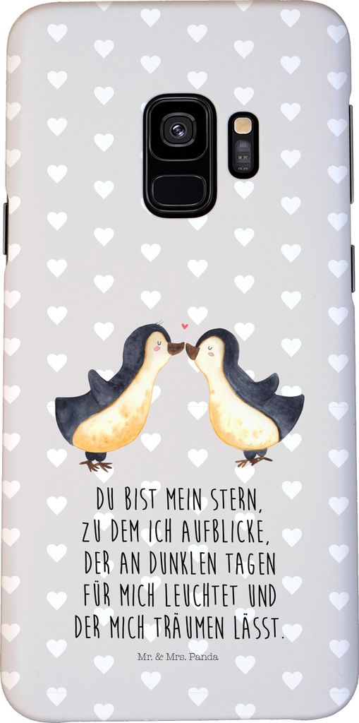 Mr. & Mrs. Panda Samsung Galaxy S9 Handyhülle Pinguin Liebe Produktbild 