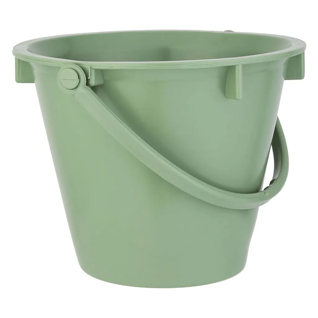 Seau à sable Rolf ECO vert clair - Jouet écologique et durable en bioplastique