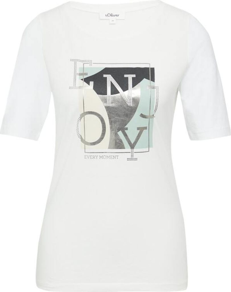 S. Oliver T-Shirt creme plac 34