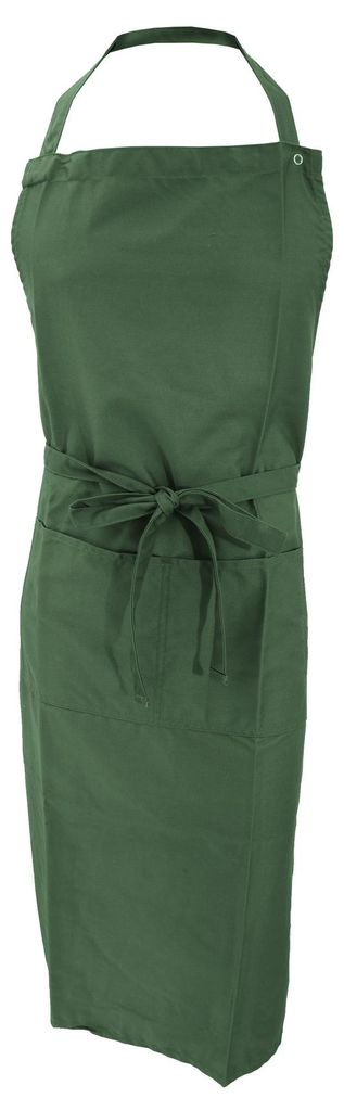 Jassz Bistro Unisex Arbeitsschürze / Schürze mit Brustlatz und Tasche FK302 (Einheitsgröße) (Flaschengrün)