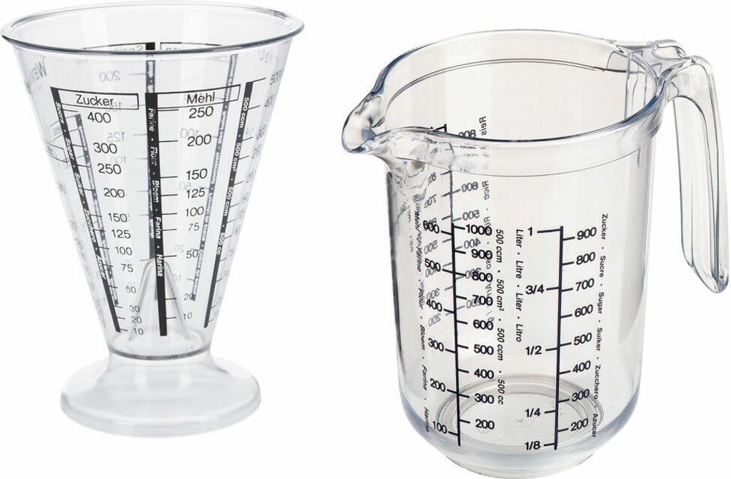 Westmark Set Messkanne Gerda 1l + Messbecher Gerda 0,5l, Produktbild 