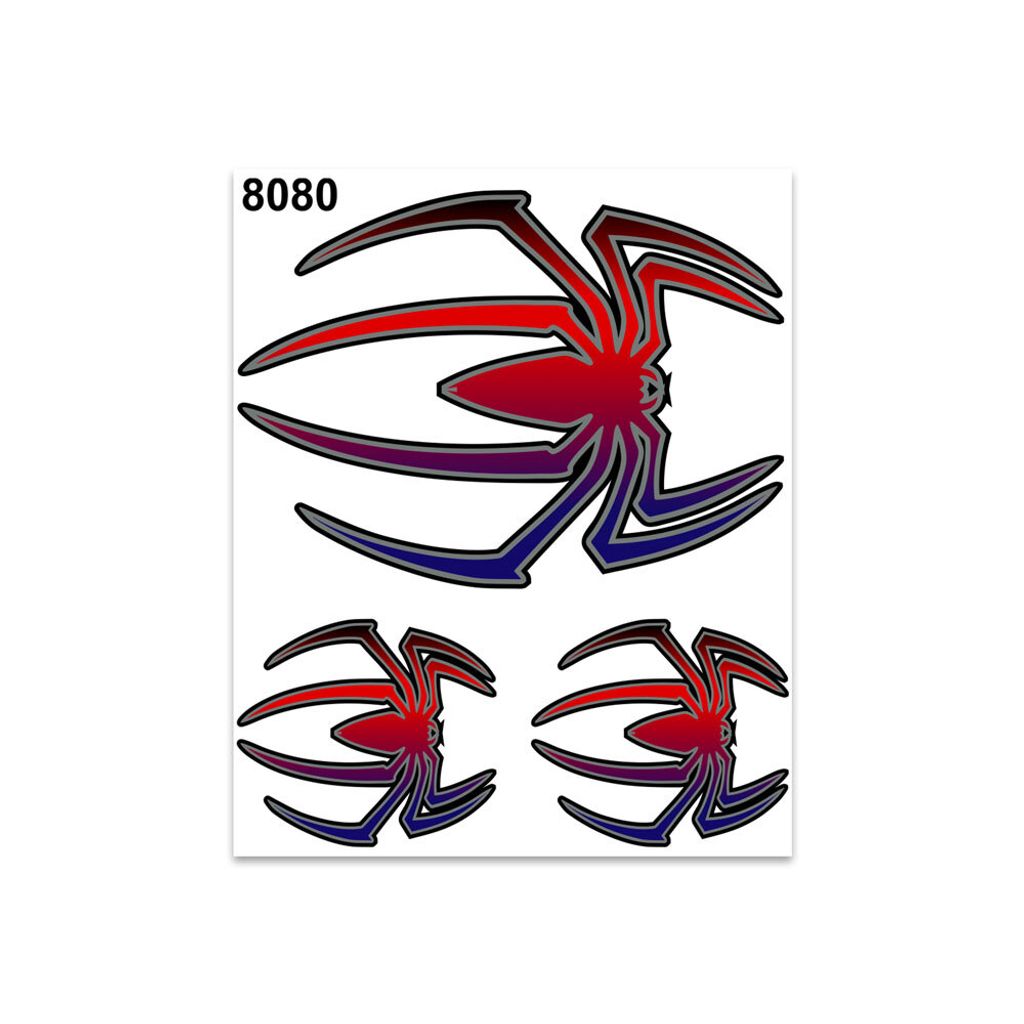 Sticker Spinne 14 x 16 cm