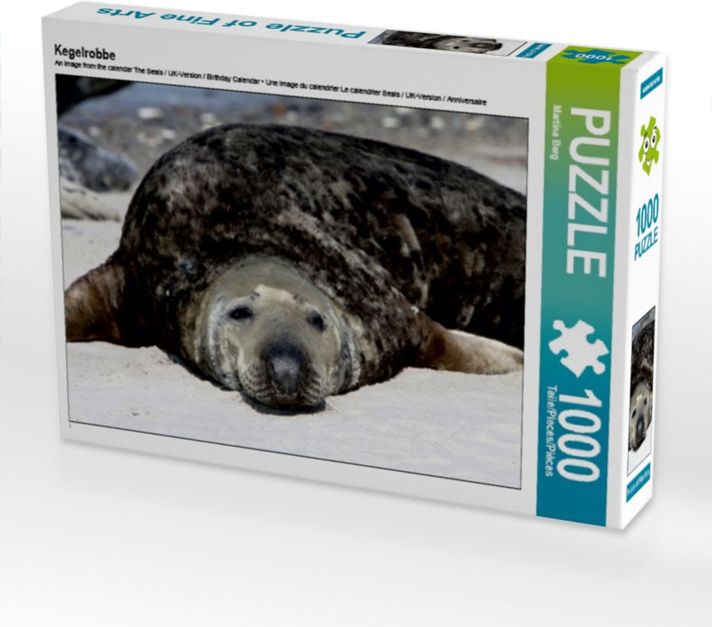 Calvendo Kegelrobbe 1000 Teile Puzzle quer 640x480mm, Berg Martina; 7381104