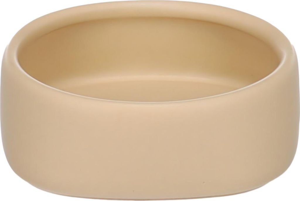 Flamingo Futter- und Trinknapf für Hamster Zara rund beige