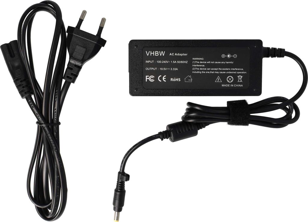 vhbw Netzteil kompatibel mit HP Envy SLEEKBOOK 4 Series, Pro4 i5-3317U 14.0 4GB/N PC, SLEEKBOOK 6 Series, Pro Ultrabook 4 Notebook - 200 cm, 65 W