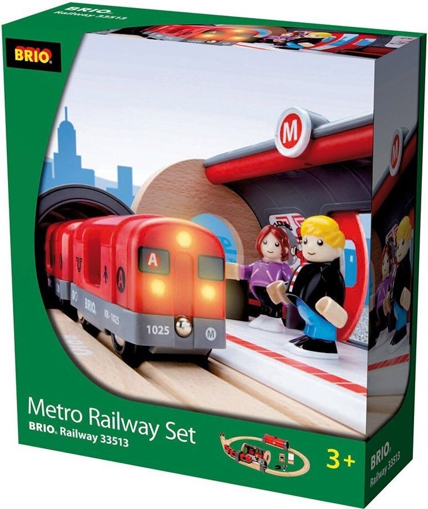 BRIO World - 33513 Metro Bahn Set Produktbild 