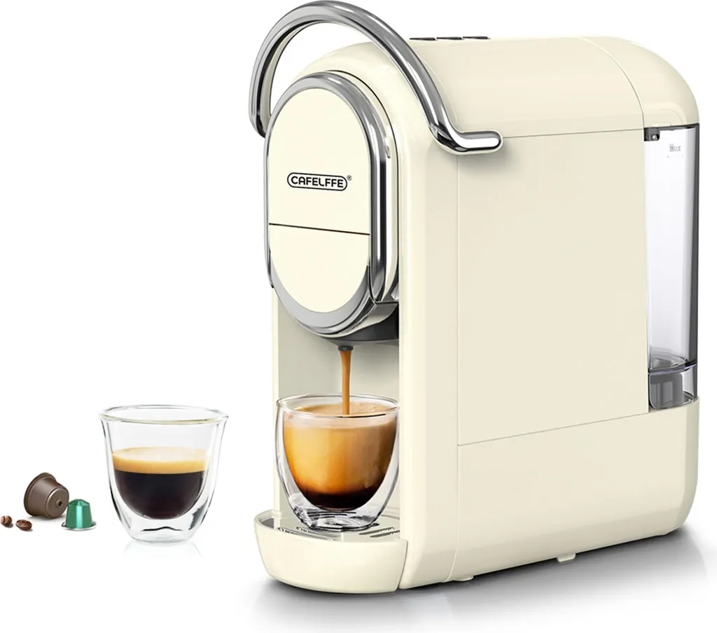 MK-609 3-in-1 Kaffeekapselmaschine – 19 bar, heiß & kalt, 600 ml Tank, Auto-Off, für DG/NES Kapseln & Kaffeepulver, Einzel- & Doppelbezug