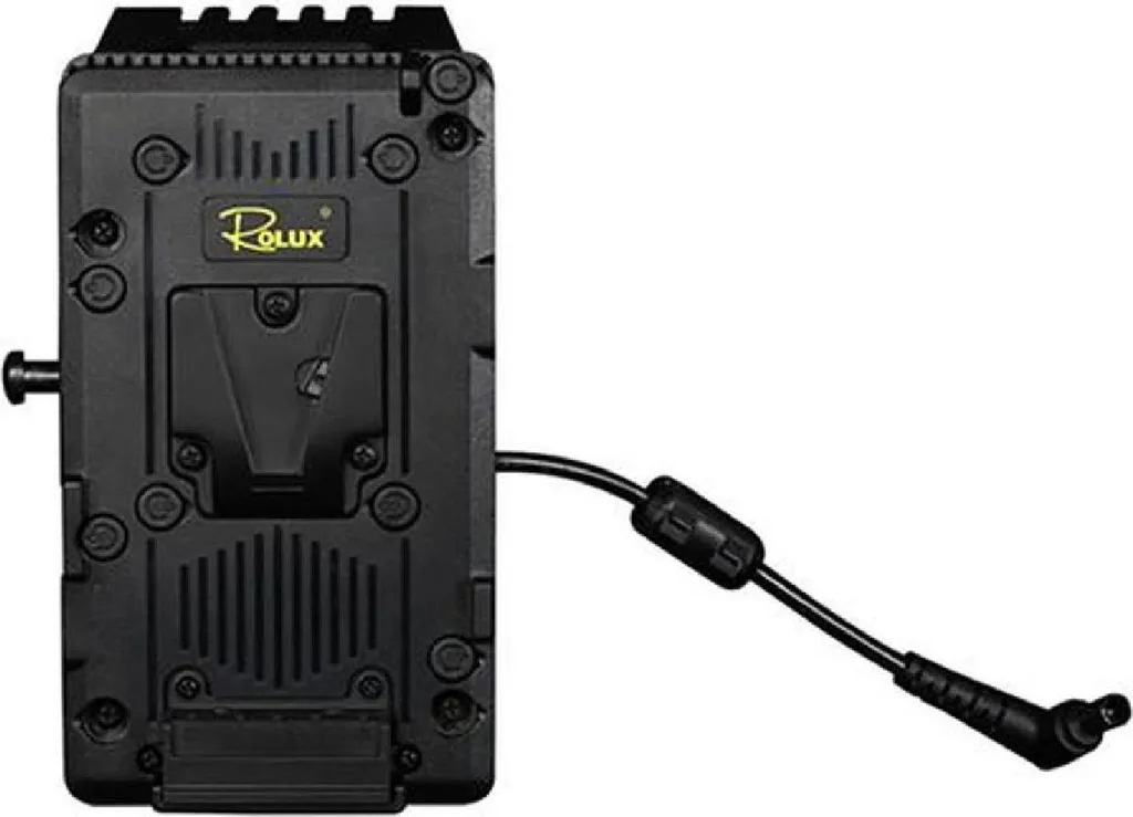 Rolux RL-GDX9 Support de Batterie V-Mount pour Caméra Sony FX9 Noir