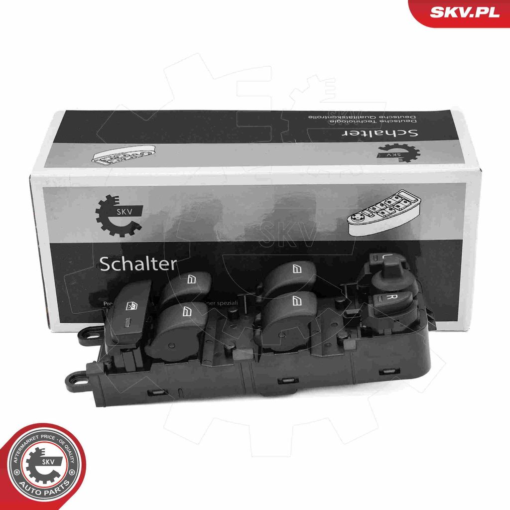 ESEN SKV 37SKV213 Fensterheberschalter für VOLVO V70 III (135) Vorne Links Fensterheber Schalter