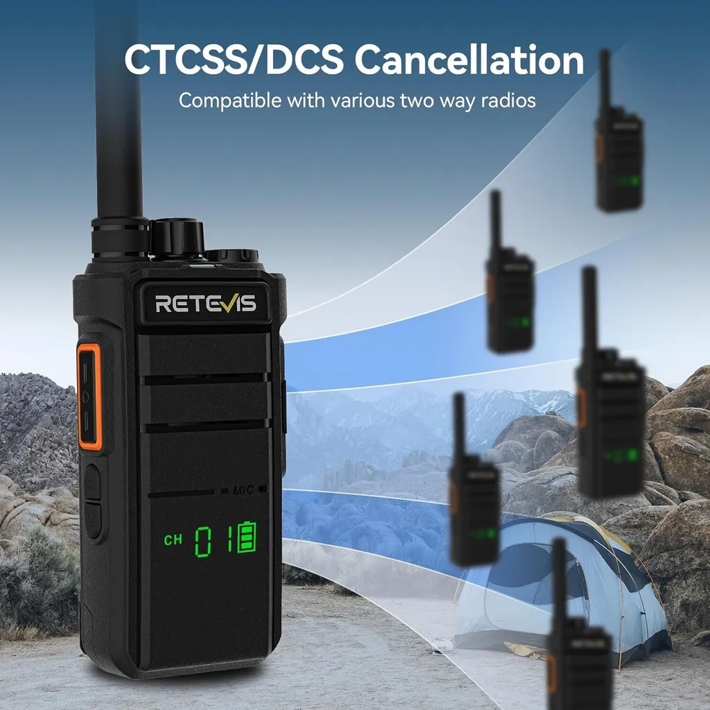 Radio Bidirectionnelle Professionnelle Rechargeable Retevis RB626H