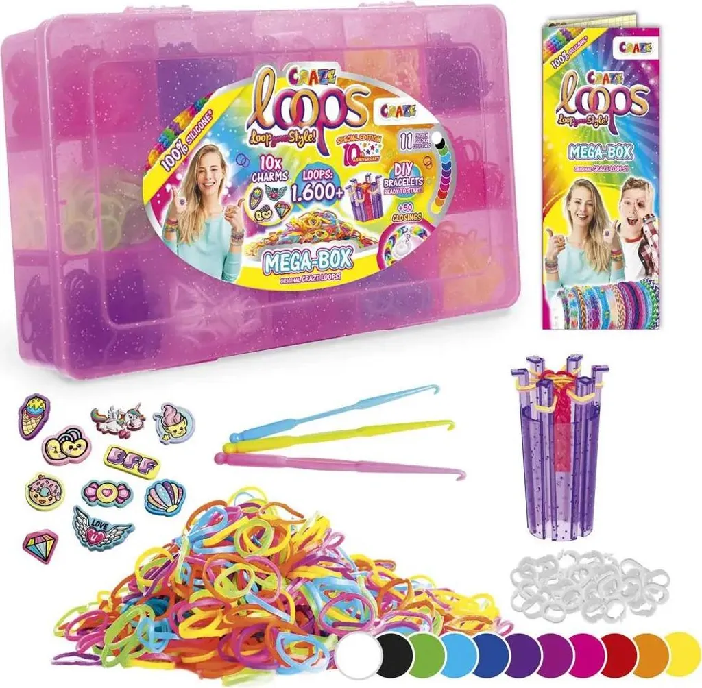Évitez l'Ennui avec Craze LOOPS Mega Box : Set de Création de Bracelets - 3