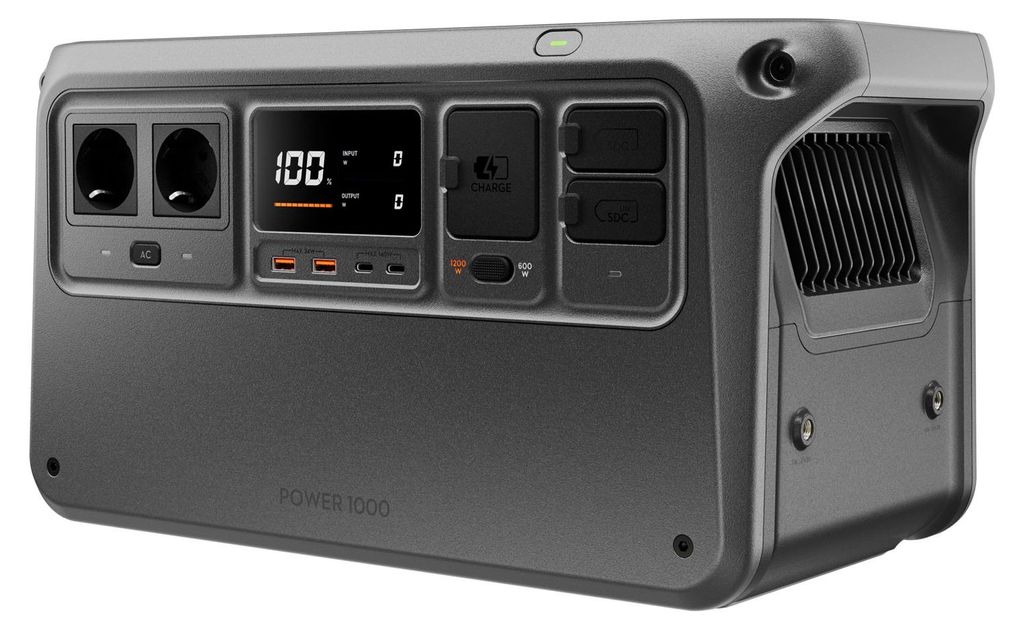 DJI Power 1000, AC, Solar, 1024 Wh, 2600 W, 2200 W, 4400 W, Produktbild 