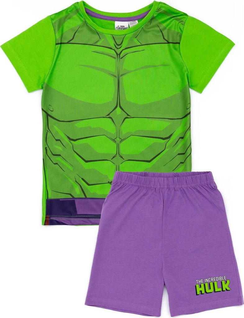Hulk - Schlafanzug für Jungen NS7563 (98) (Violett/Grün) Produktbild 