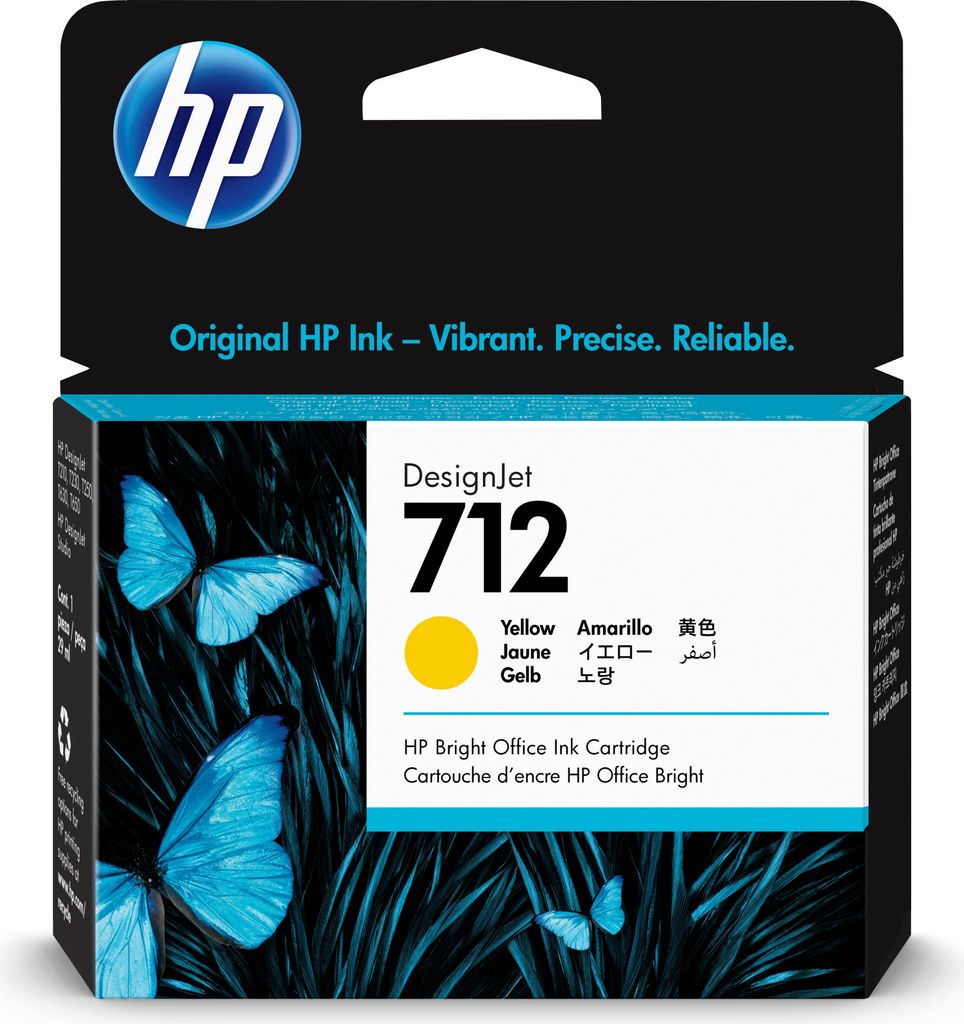 HP 712 - 29 ml - Gelb - original - DesignJet