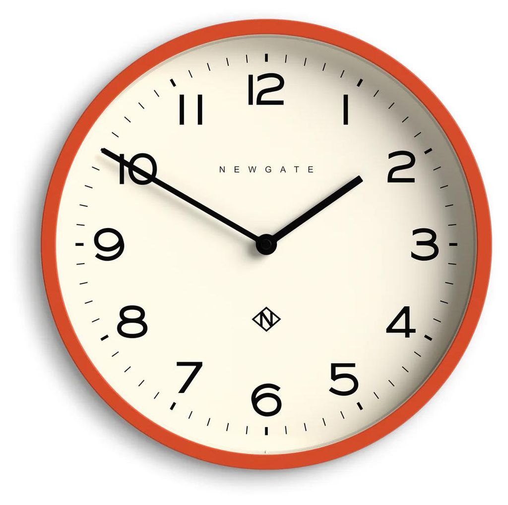 Newgate Number Four Echo - Orologio da parete - Arancia Immagine del prodotto 