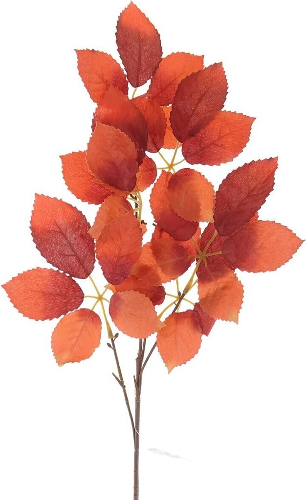 DPI Herbstdeko - Laubzweig Orange 68 cm - Kunstpflanzen