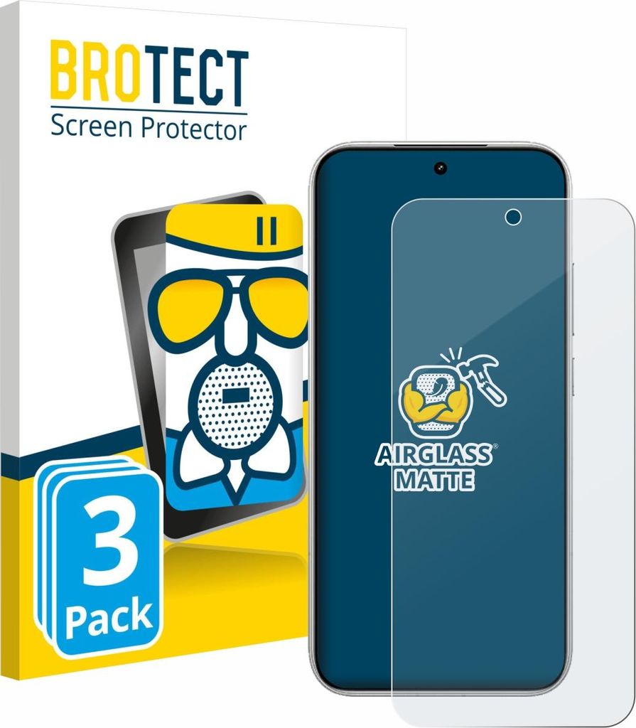 3x BROTECT Entspiegelungs Schutzglas für Xiaomi Poco F8 Pro 5G Schutzfolie Panzer Folie Glas Display Schutz matt