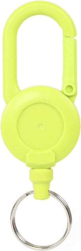 Einziehbarer Schlüsselanhänger mit Stahldrahtseil, Karabinerhaken, Ausweishalter, Clip, Schlüsselring, strapazierfähig, für Outdoor, Camping, ...