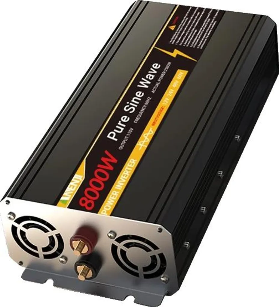 Onduleur noir 24V ultra performant avec système de refroidissement