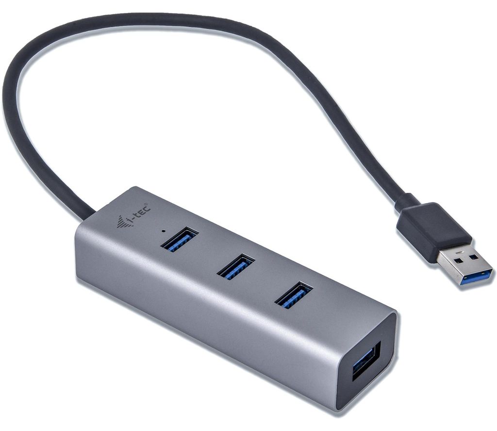 i-tec Metal USB 3.0 HUB 4 Port, USB 3.2 Gen 1 (3.1 Gen 1) Produktbild 