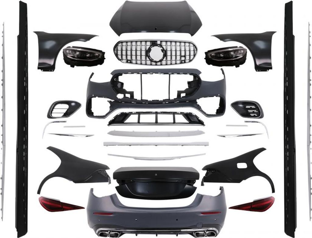 Bodykit für Mercedes S-Klasse W221 05-13 Umbau auf W223 S63 Design Stoßstange.