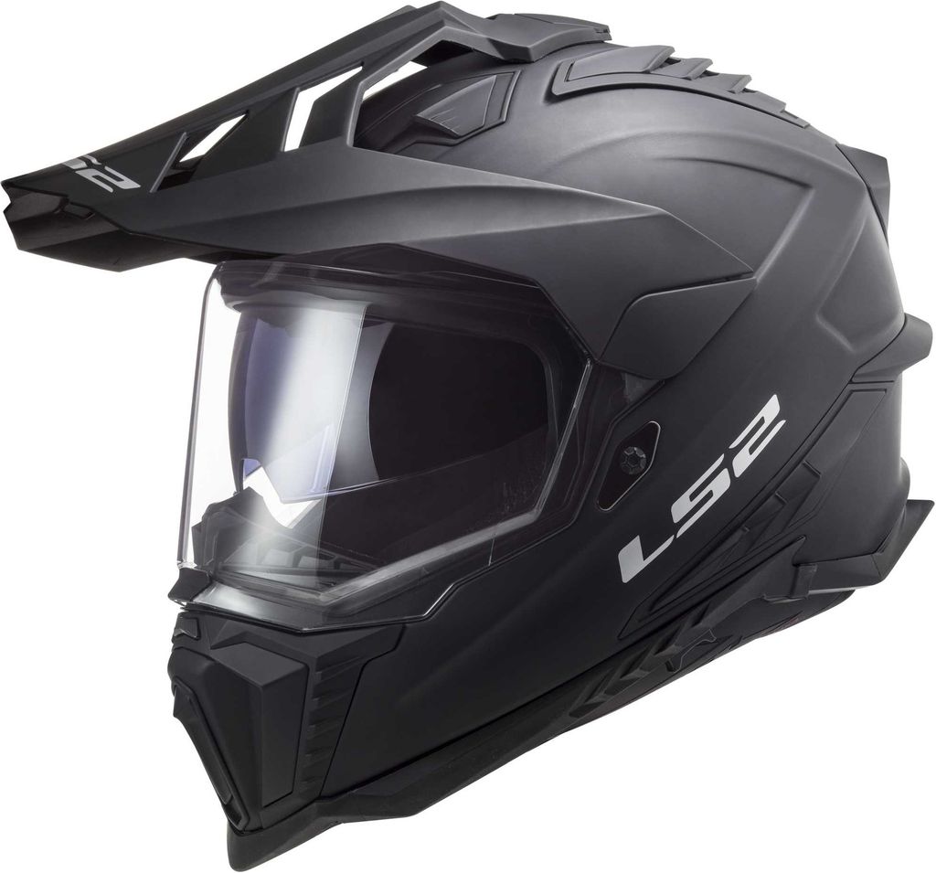LS2 MX701 Explorer Solid Motocross Helm, schwarz/matt, L Produktbild 