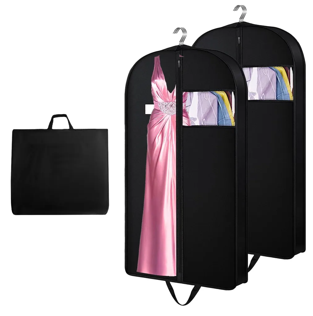 Housse à vêtements anti-poussière et humidité pour manteaux longs - 2 pcs
