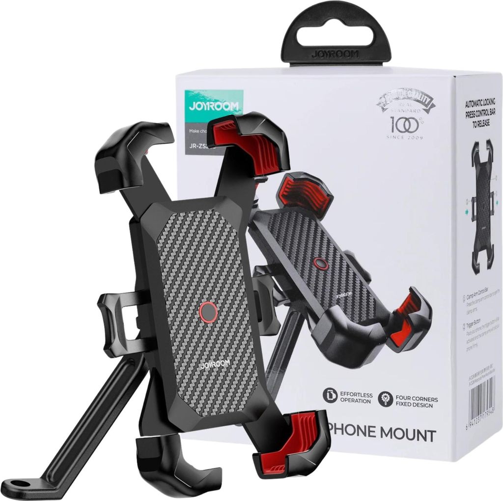 Support téléphone moto Joyroom noir (Jr-Zs288-M) Image du produit 