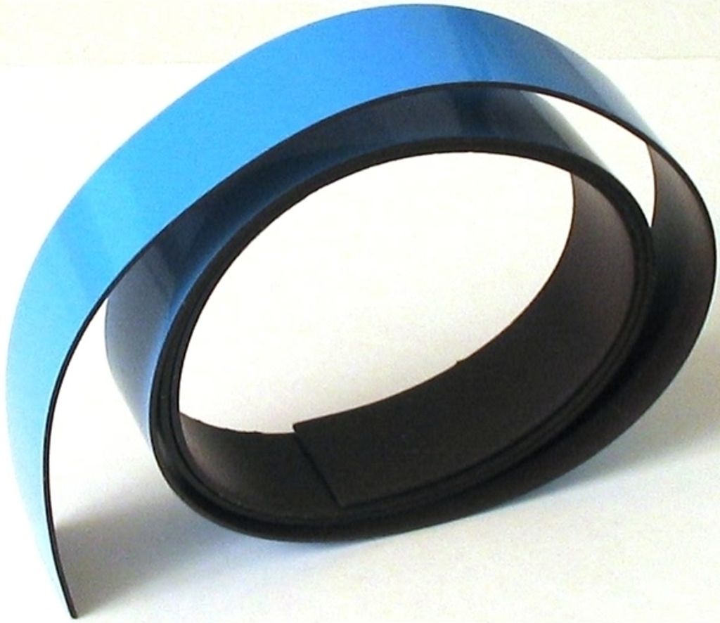 Magnetisches Band 1000x19x1mm hellblau Produktbild 