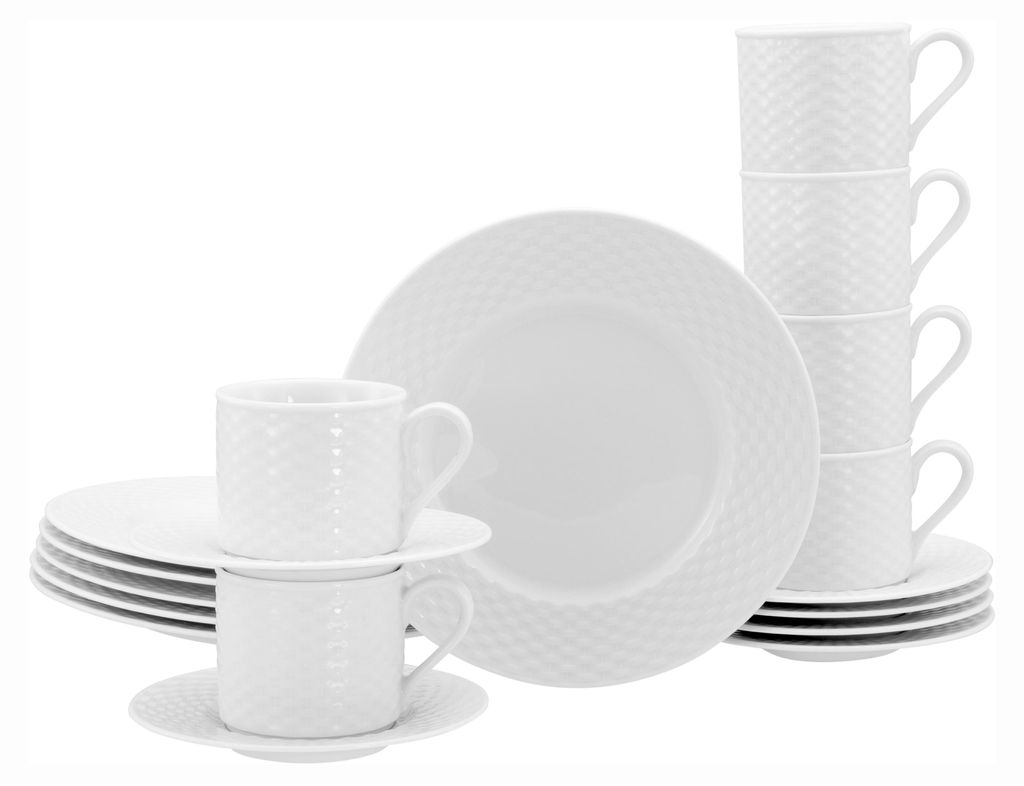 CreaTable, 24640, Polo Weiss, Kaffeeservice 18-tlg, Produktbild 