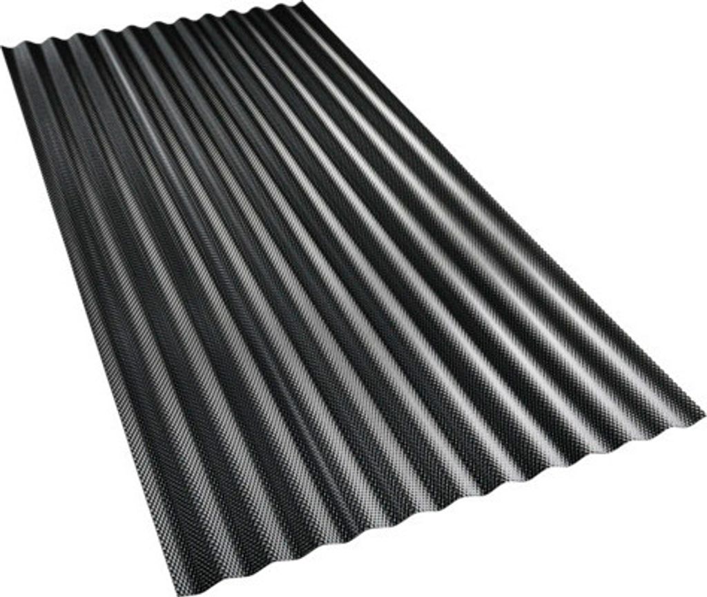 Gutta Guttanit+ Wellplatte 76/18 schwarz 2000 mm x 900 mm x Produktbild 