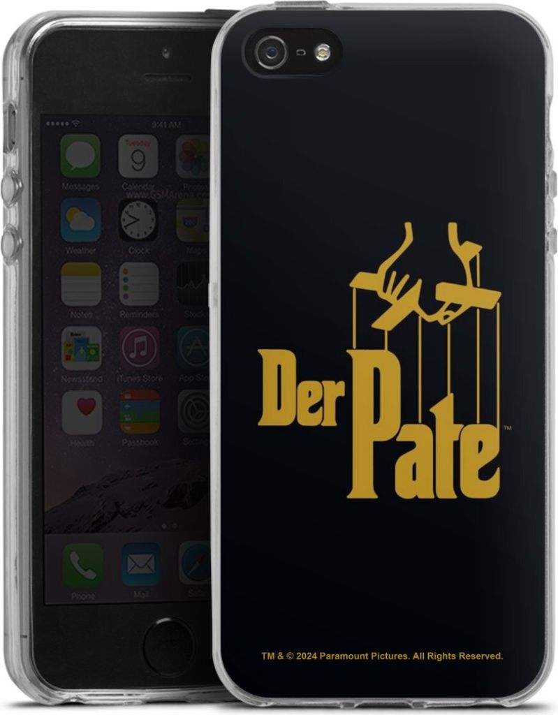 DeinDesign Handyhülle für Apple iPhone 5s Silikon Hülle Case Smartphone Schutzhülle Logo Offizielles Lizenzprodukt Der Pate