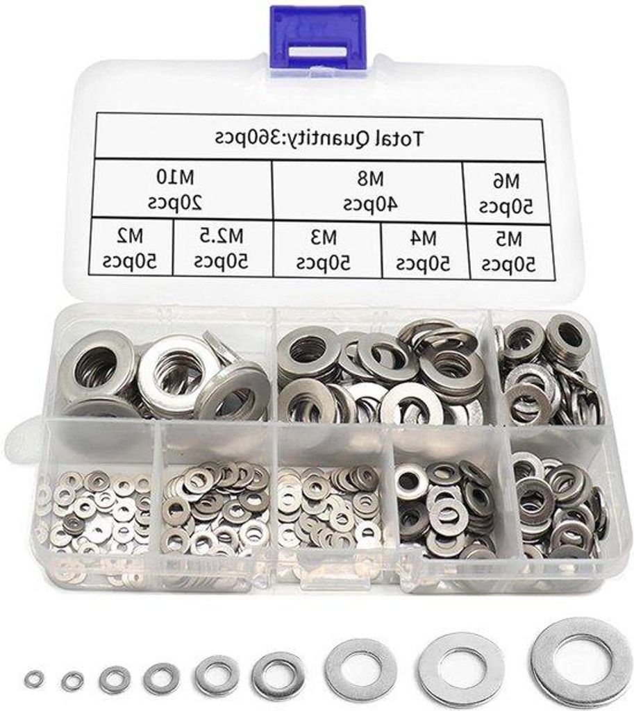 Schraubensicherungsringe M6 9er-Set Assortiment