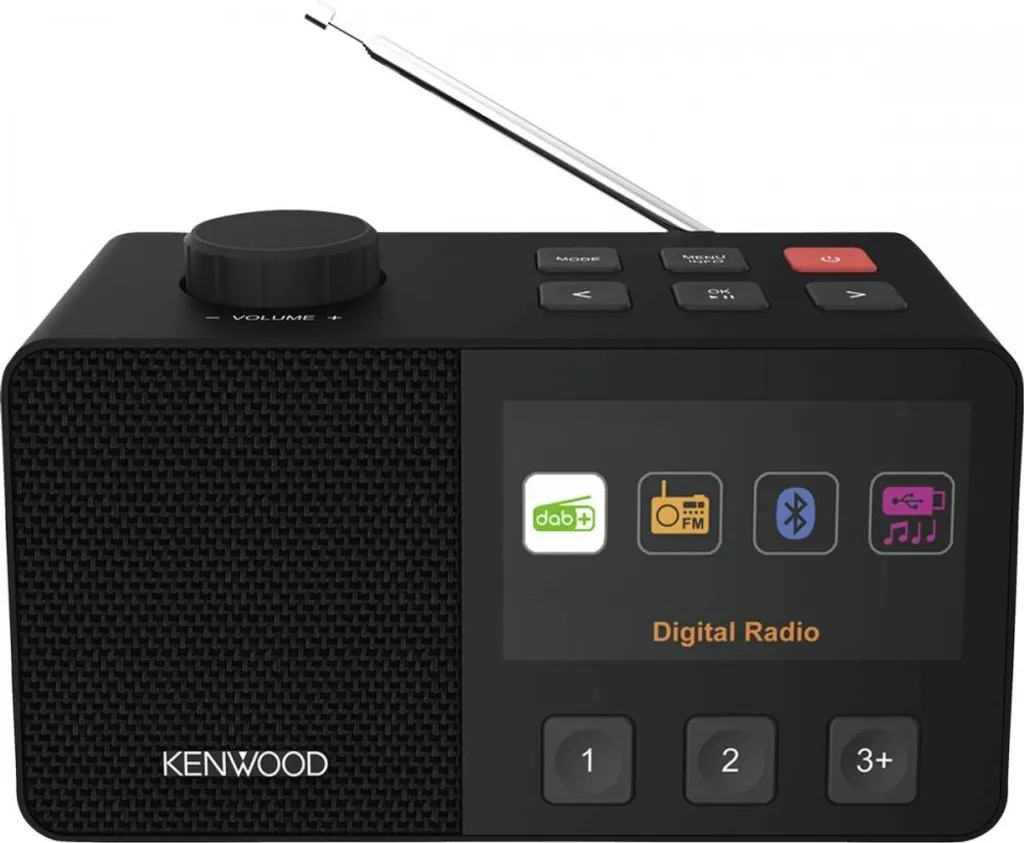 Radio de salon pour seniors Kenwood CR-M70DAB écran couleur et gros texte