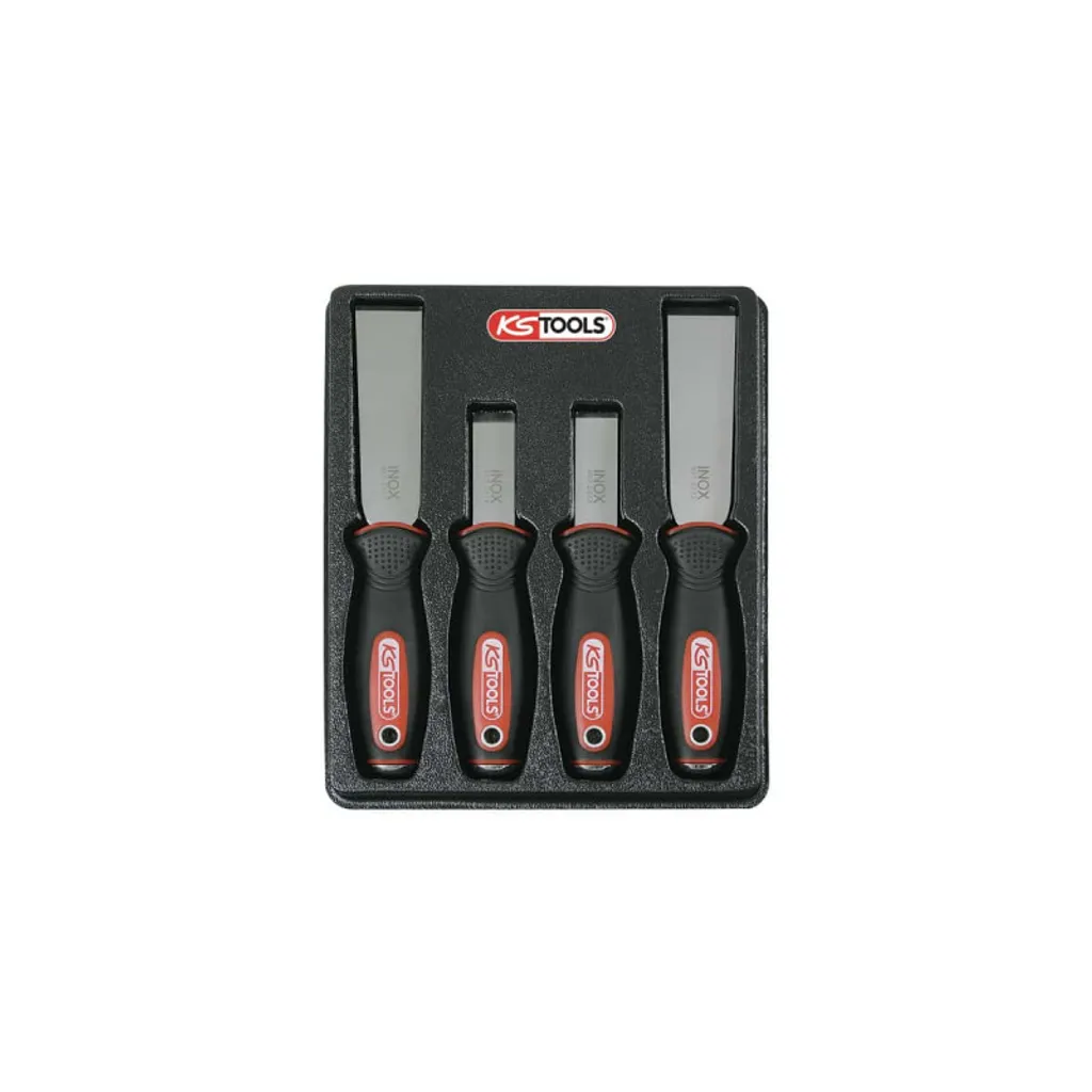 KS-Tools Jeu de racloirs Ks 907.2185 : grattoirs avec lames de rechange